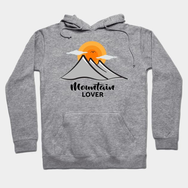 Mountain lover Hoodie by Double You Store